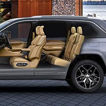 COMPLETE COMFORT FOR ALL FIVE PASSENGERS