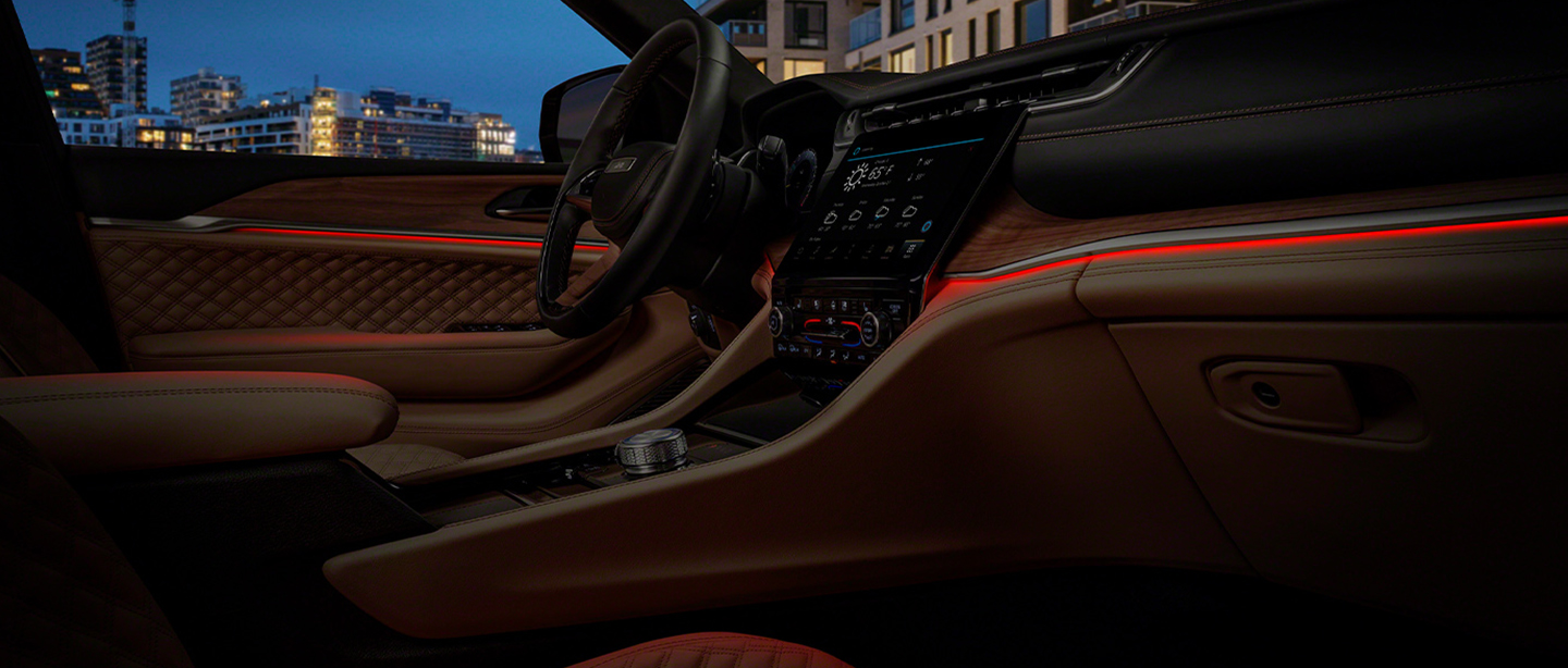 MULTI-COLOUR AMBIENT LED LIGHTING  - ON